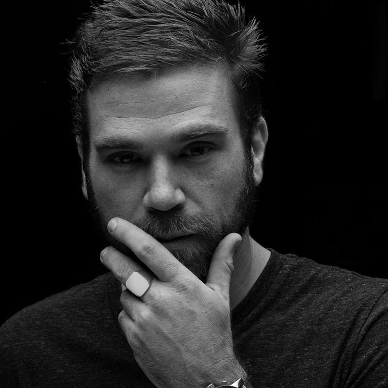 Avelena | Coole Mode Individualität Signetring für Herren