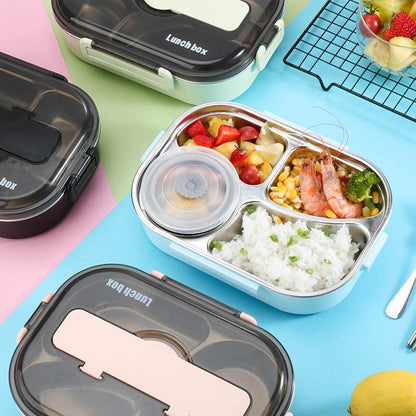 Avelena | Edelstahl auslaufsichere Lunchbox Behälter