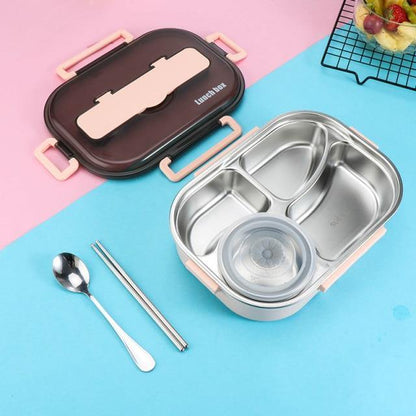 Avelena | Edelstahl auslaufsichere Lunchbox Behälter