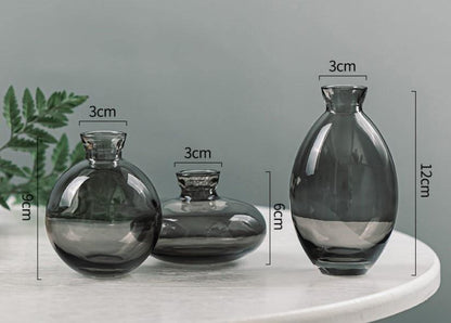 Avelena | TrioVase Glasvasen Set | Stilvolles Design | Perfekte Dekoration | In verschiedenen Farben erhältlich