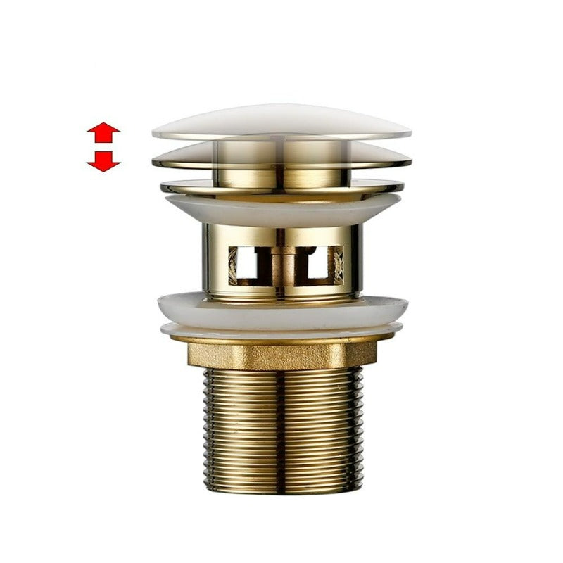 Avelena | Polierte Messing Waschbeckenabläufe