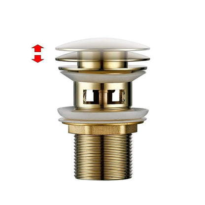 Avelena | Polierte Messing Waschbeckenabläufe