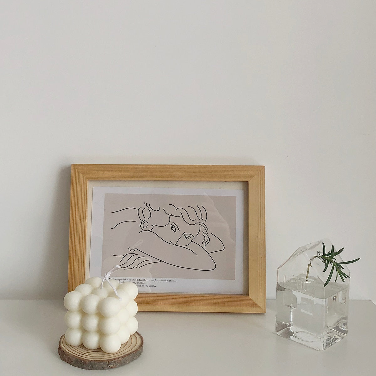 Avelena | Cube Sojawachs Weiße Kerze