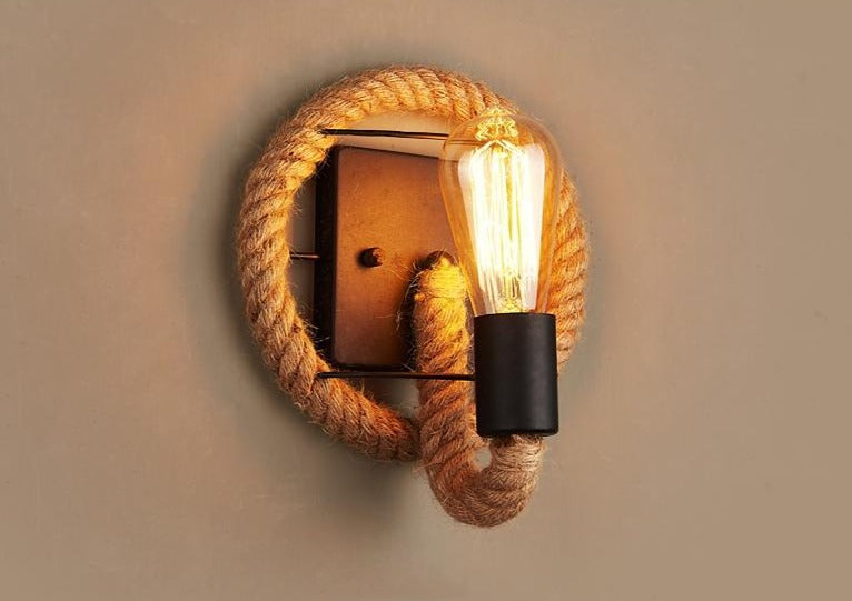 Avelena | Vintage Rope Wandleuchte