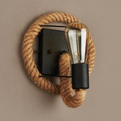 Avelena | Vintage Rope Wandleuchte