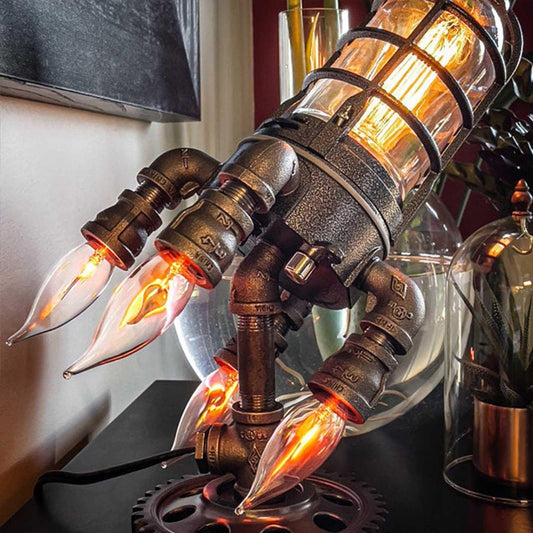 Avelena | Raketenraum Industrie Vintage Lampe