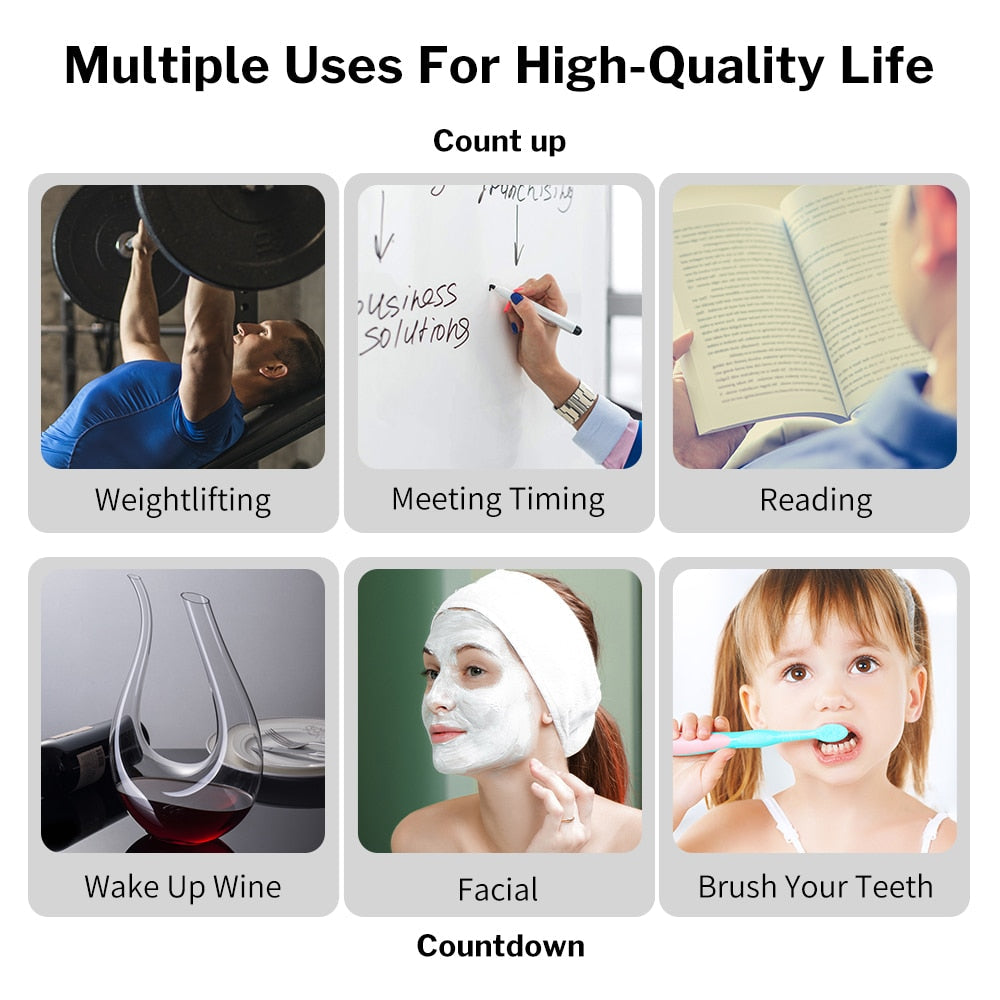 Avelena | Digitaler LED-Magnetküchentimer