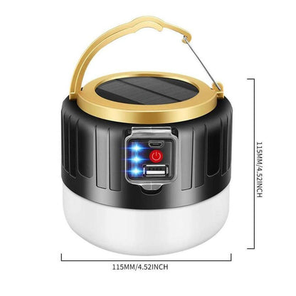 Avelena | Wetterfeste Solar wiederaufladbare Camping LED Lampe