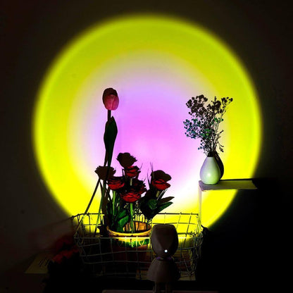 Avelena | Atmosphärische Sonnenuntergang Roboterlampe LED