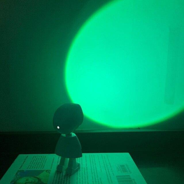 Avelena | Atmosphärische Sonnenuntergang Roboterlampe LED