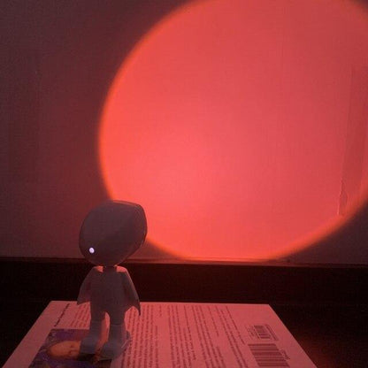 Avelena | Atmosphärische Sonnenuntergang Roboterlampe LED