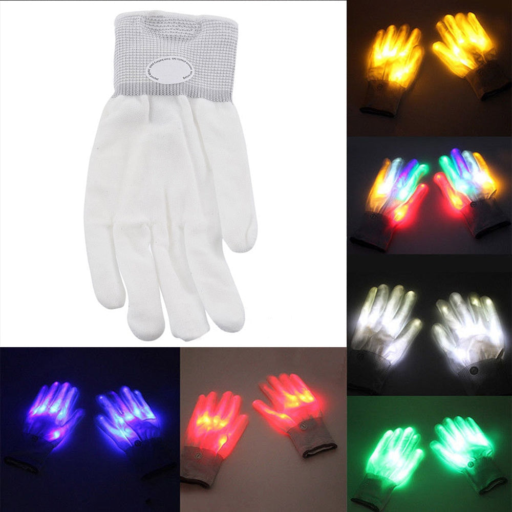 Avelena | Bunte LED Party Handschuhe