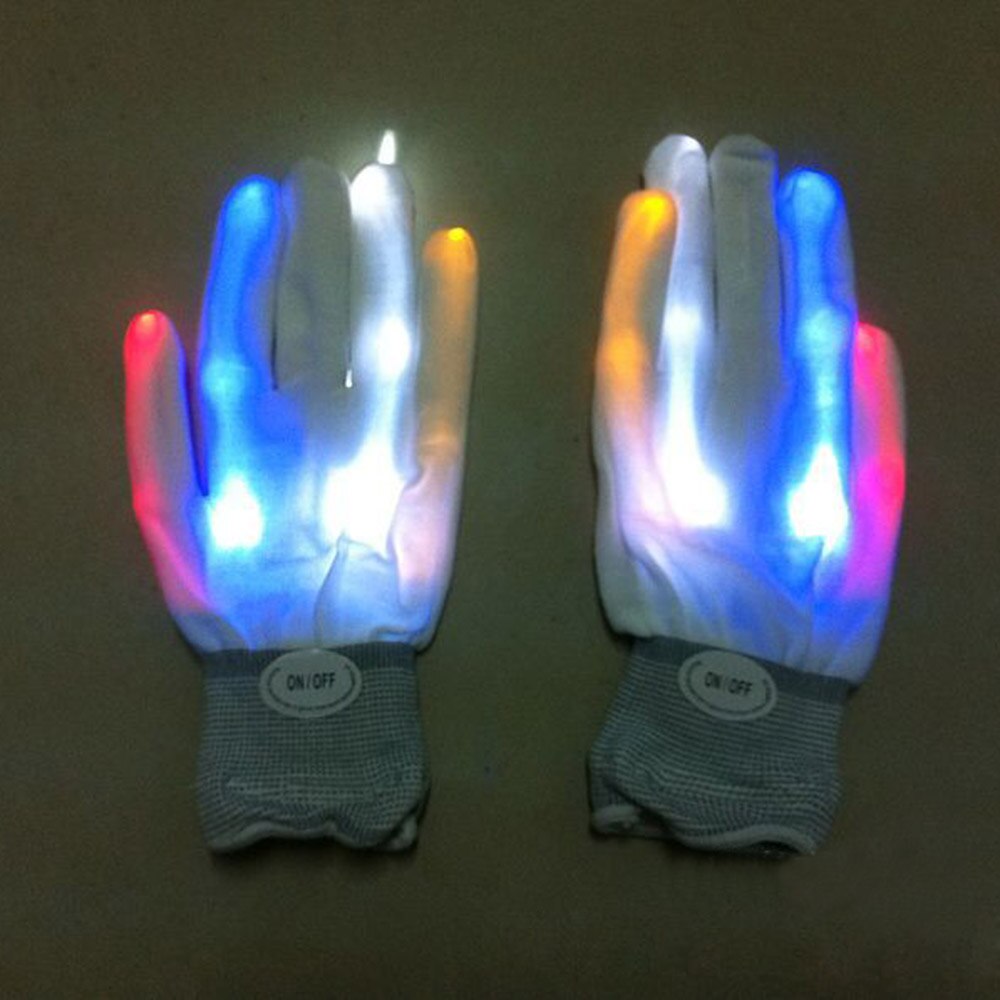 Avelena | Bunte LED Party Handschuhe