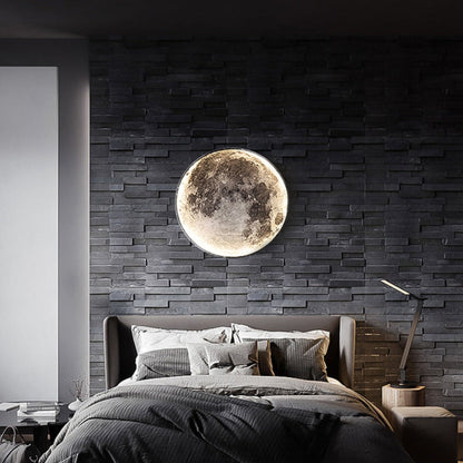 Avelena | 3D LED Mond oder Erde Decken- oder Wandlampe