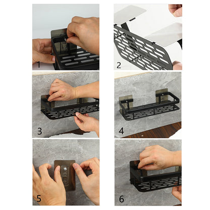 Avelena | Metall Saugnapf Badezimmerregale