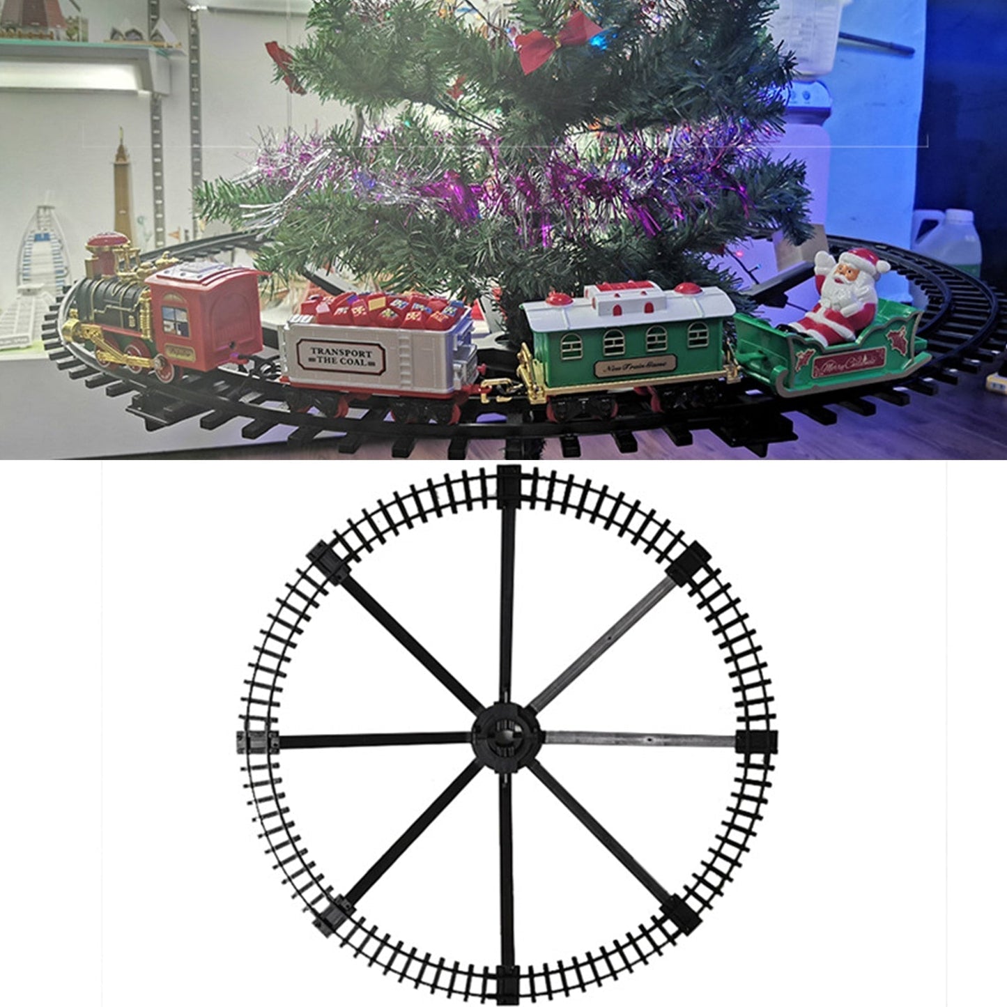 Avelena | Weihnachtsbaum-Spielzeugzug-Set
