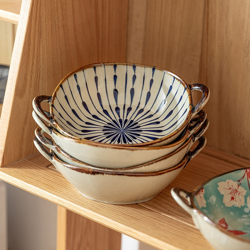 Avelena | Flora Keramik Pasta Schalen