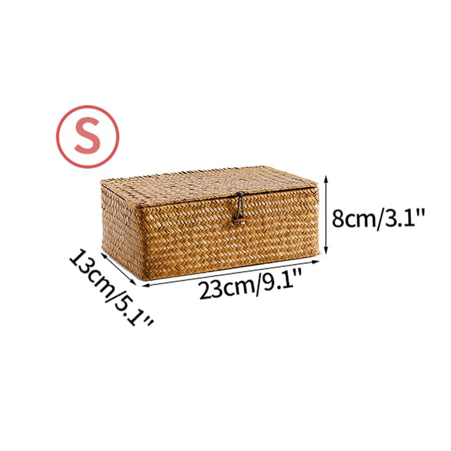 Avelena | Handgewebte Rattanbox