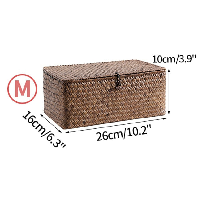 Avelena | Handgewebte Rattanbox