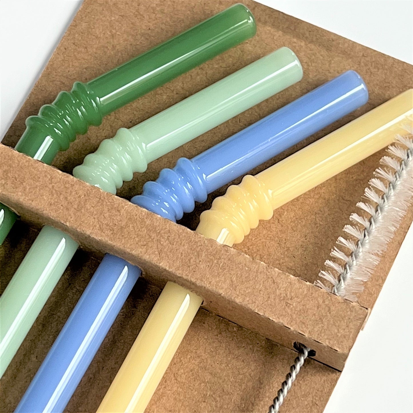 Avelena | Glasstrohhalm - Set aus 4