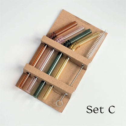 Avelena | Glasstrohhalm - Set aus 4