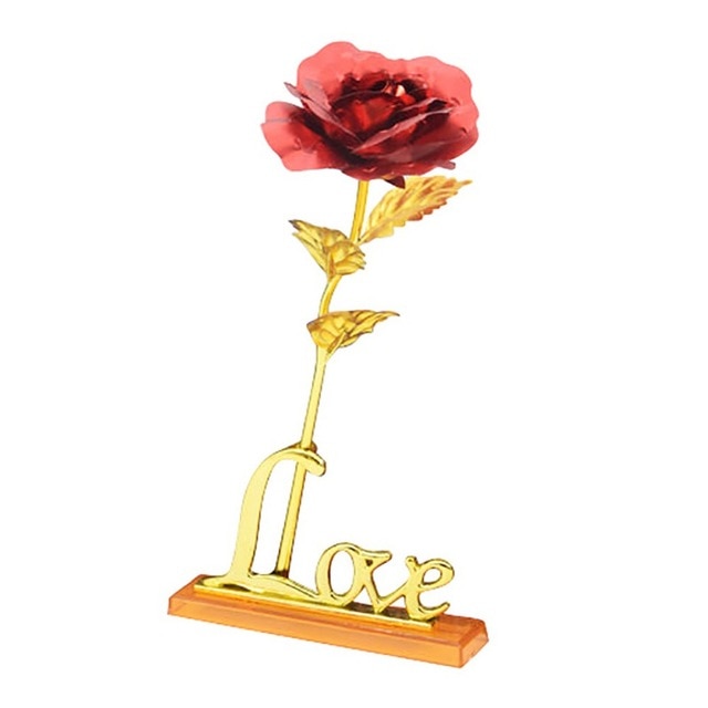 Avelena | 24K Vergoldete Rose Inklusive Zertifikat und Luxuriöser Geschenkschachtel