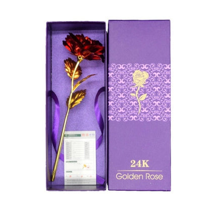 Avelena | 24k vergoldete Rose | Inklusive Zertifikat und luxuriöser Geschenkbox