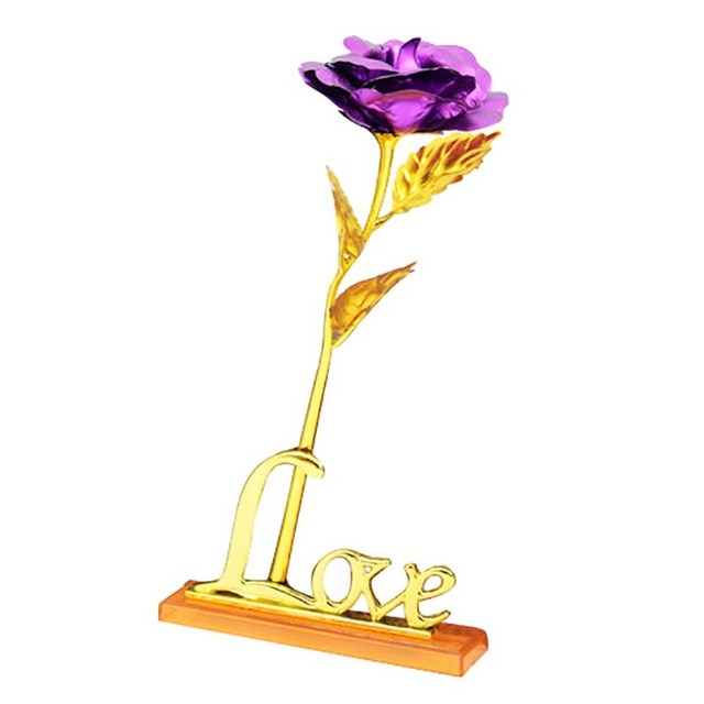 Avelena | 24K Vergoldete Rose Inklusive Zertifikat und Luxuriöser Geschenkschachtel