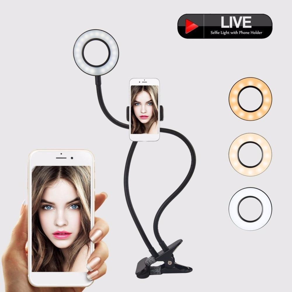 Avelena | Flexibles Selfie Telefon Ring Licht