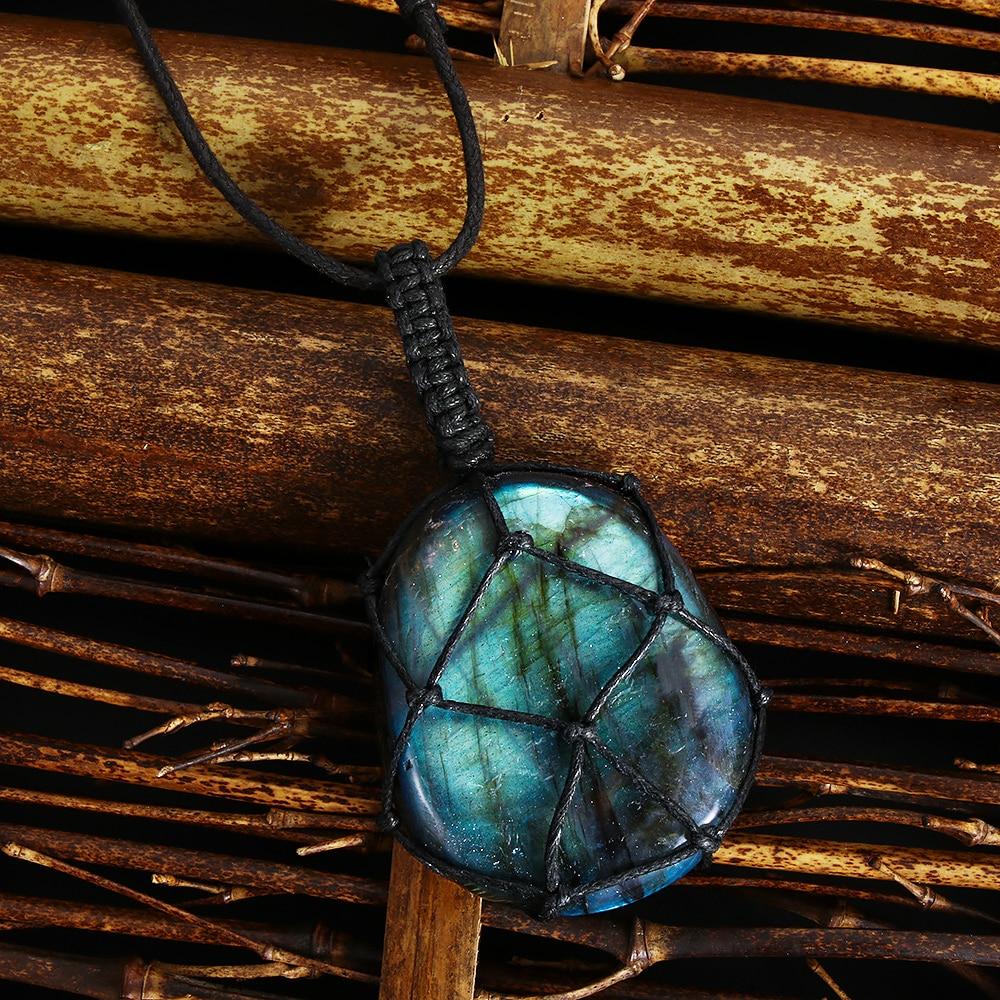 Avelena | DragonHeart Halskette – Mystisches Labradorit Schmuck