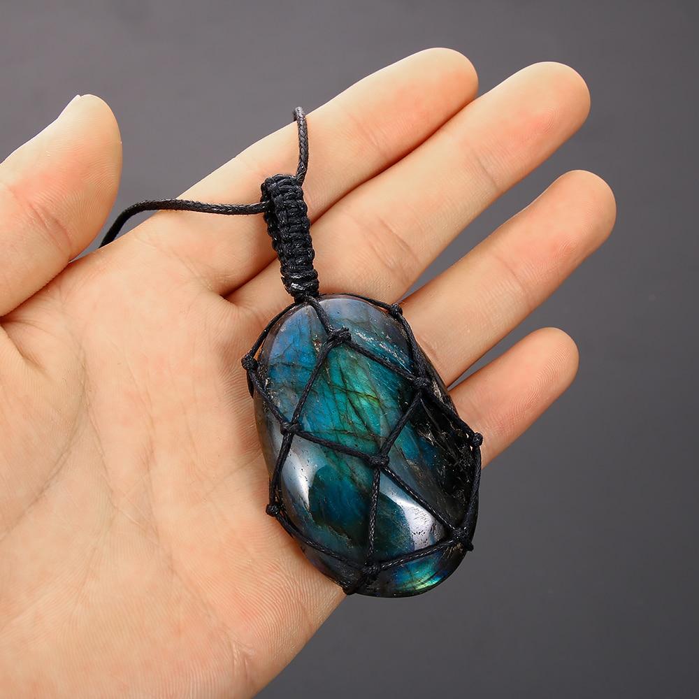 Avelena | DragonHeart Halskette – Mystisches Labradorit Schmuck