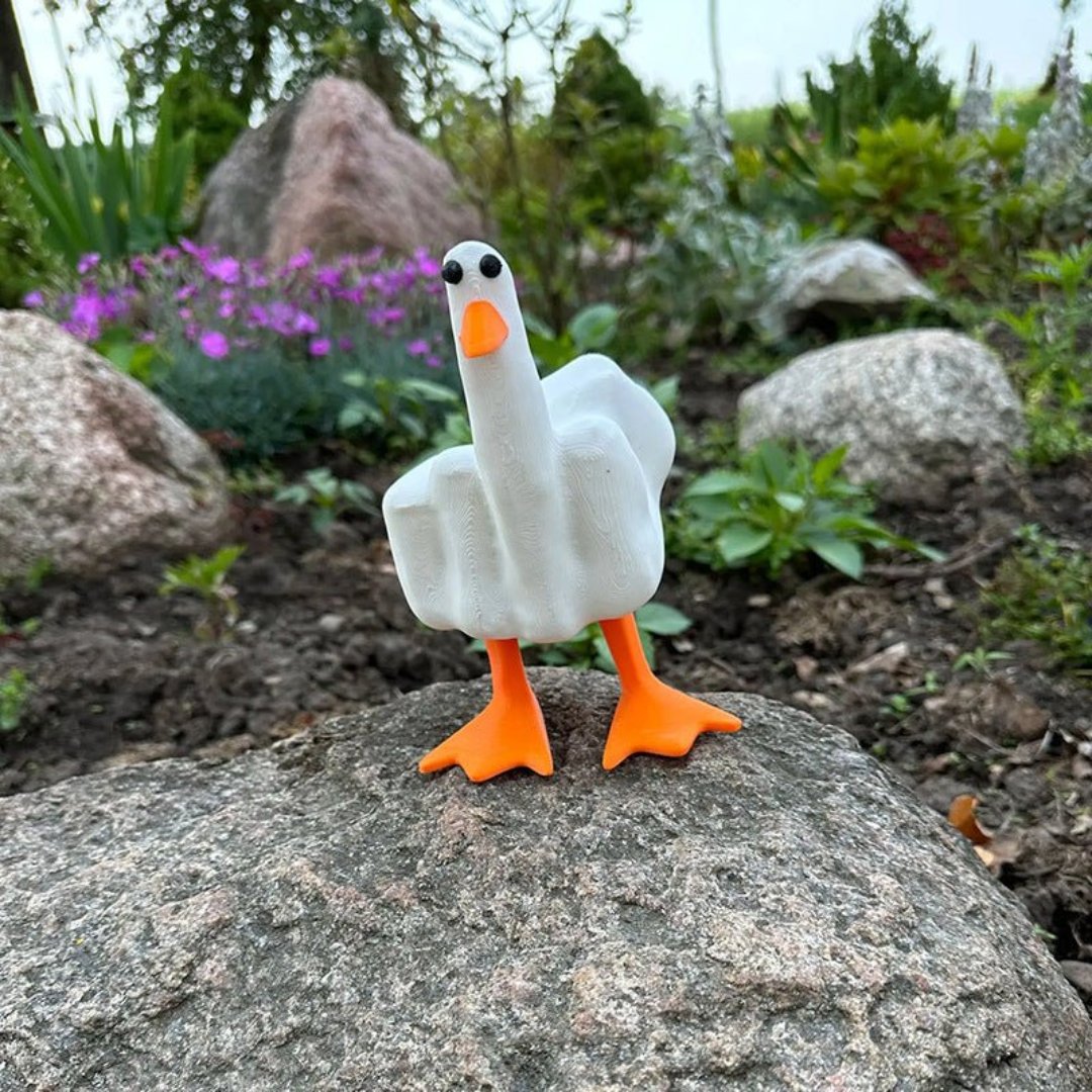 Avelena | Quack Rebel Enten Ornament Skulptur