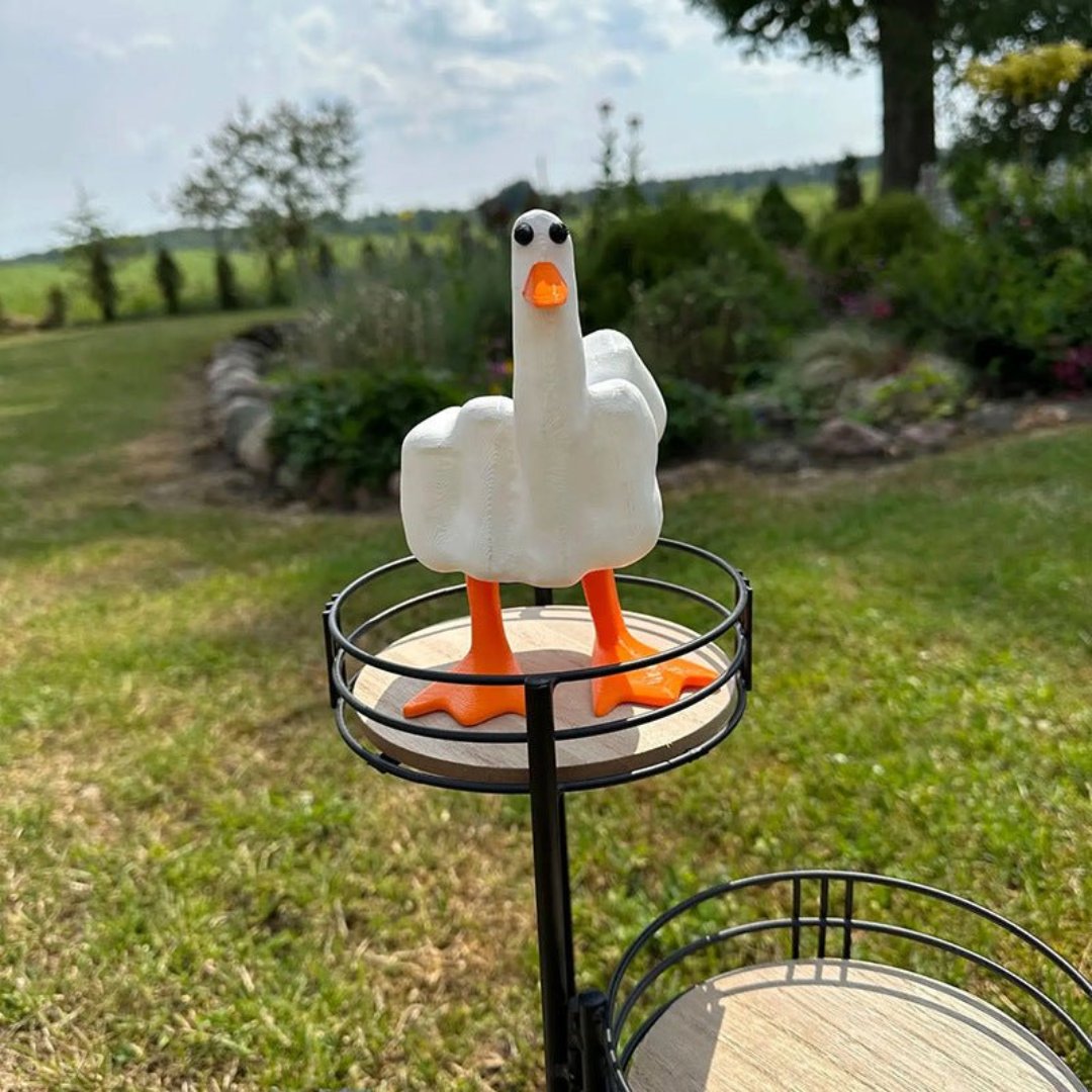 Avelena | Quack Rebel Enten Ornament Skulptur