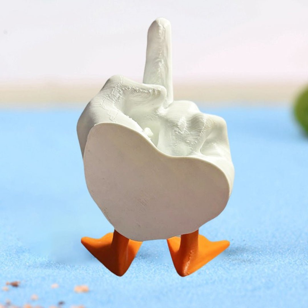 Avelena | Quack Rebel Enten Ornament Skulptur