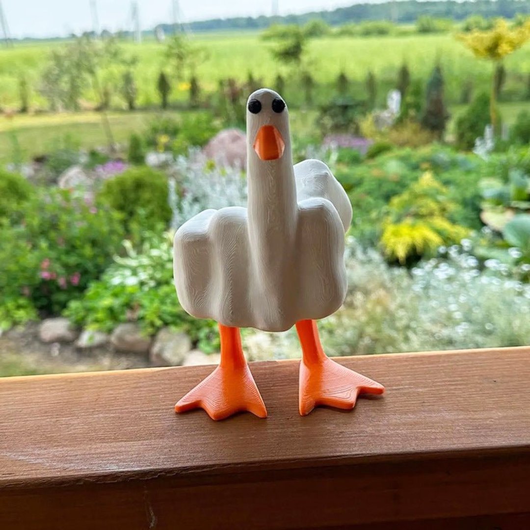Avelena | Quack Rebel Enten Ornament Skulptur