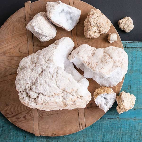 Avelena | Quarz Split Geode Set mit 2