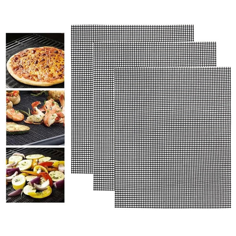 Avelena | Teflon Antihaft BBQ Grill Mesh Matte für wiederverwendbare Reinigung