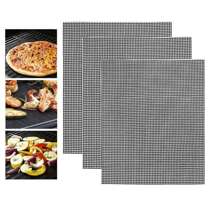 Avelena | Teflon Antihaft BBQ Grill Mesh Matte für wiederverwendbare Reinigung
