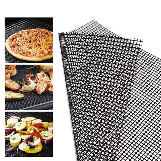 Avelena | Teflon Antihaft BBQ Grill Mesh Matte für wiederverwendbare Reinigung