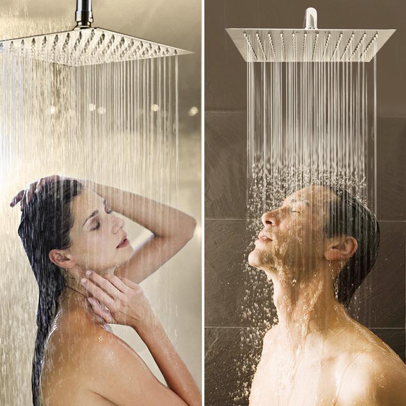Avelena | RainSpa Wandmontierte Regenfall-Ultraschmaldusche | Luxuriöser Komfort | Modernes Design