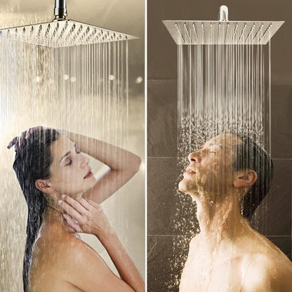 Avelena | RainSpa Wandmontierte Regenfall-Ultraschmaldusche | Luxuriöser Komfort | Modernes Design