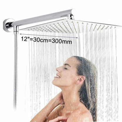 Avelena | RainSpa Wandmontierte Regenfall-Ultraschmaldusche | Luxuriöser Komfort | Modernes Design