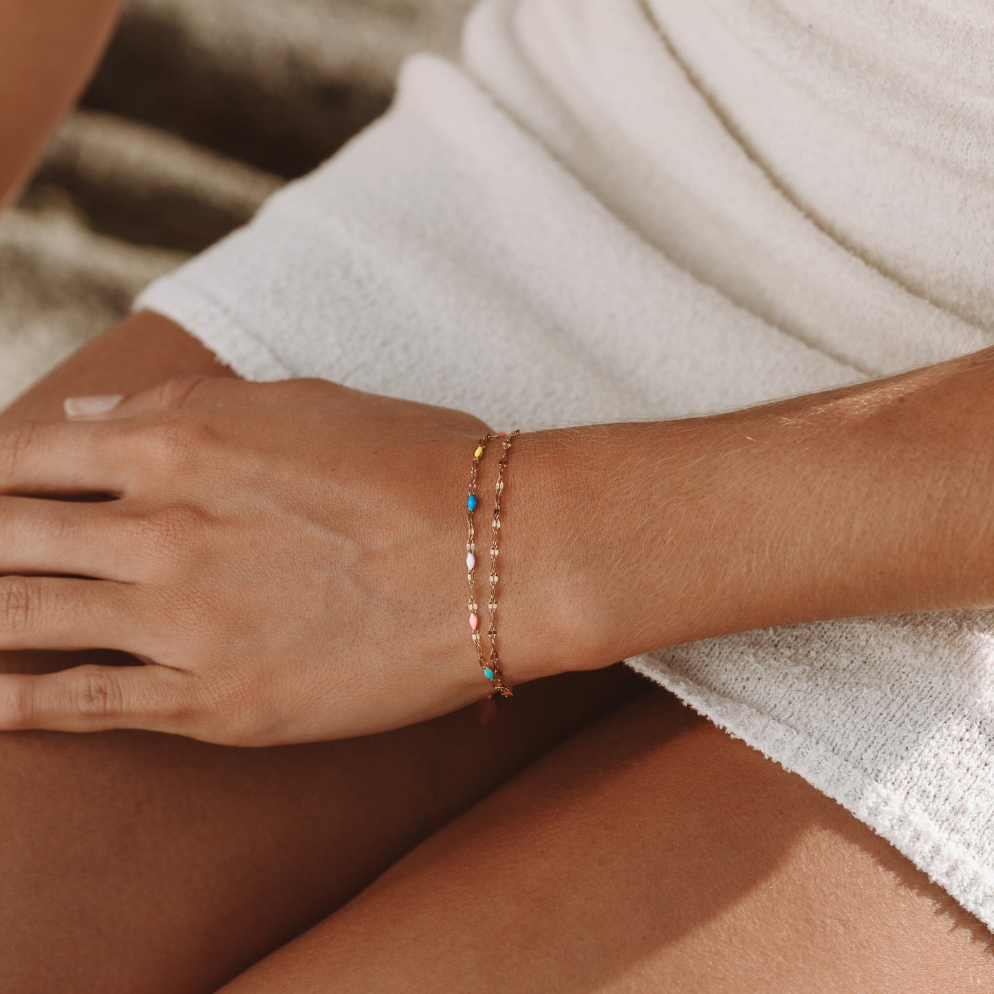 Avelena | Charmante Regenbogen Zarte Armband