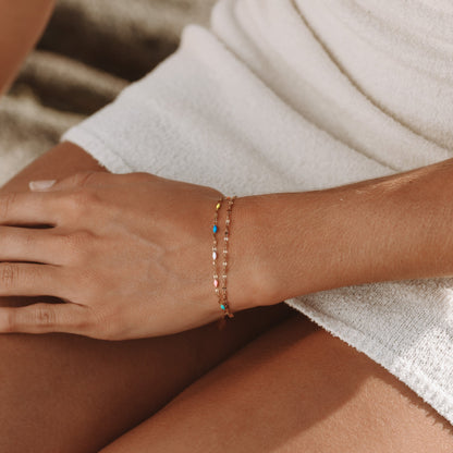 Avelena | Charmante Regenbogen Zarte Armband