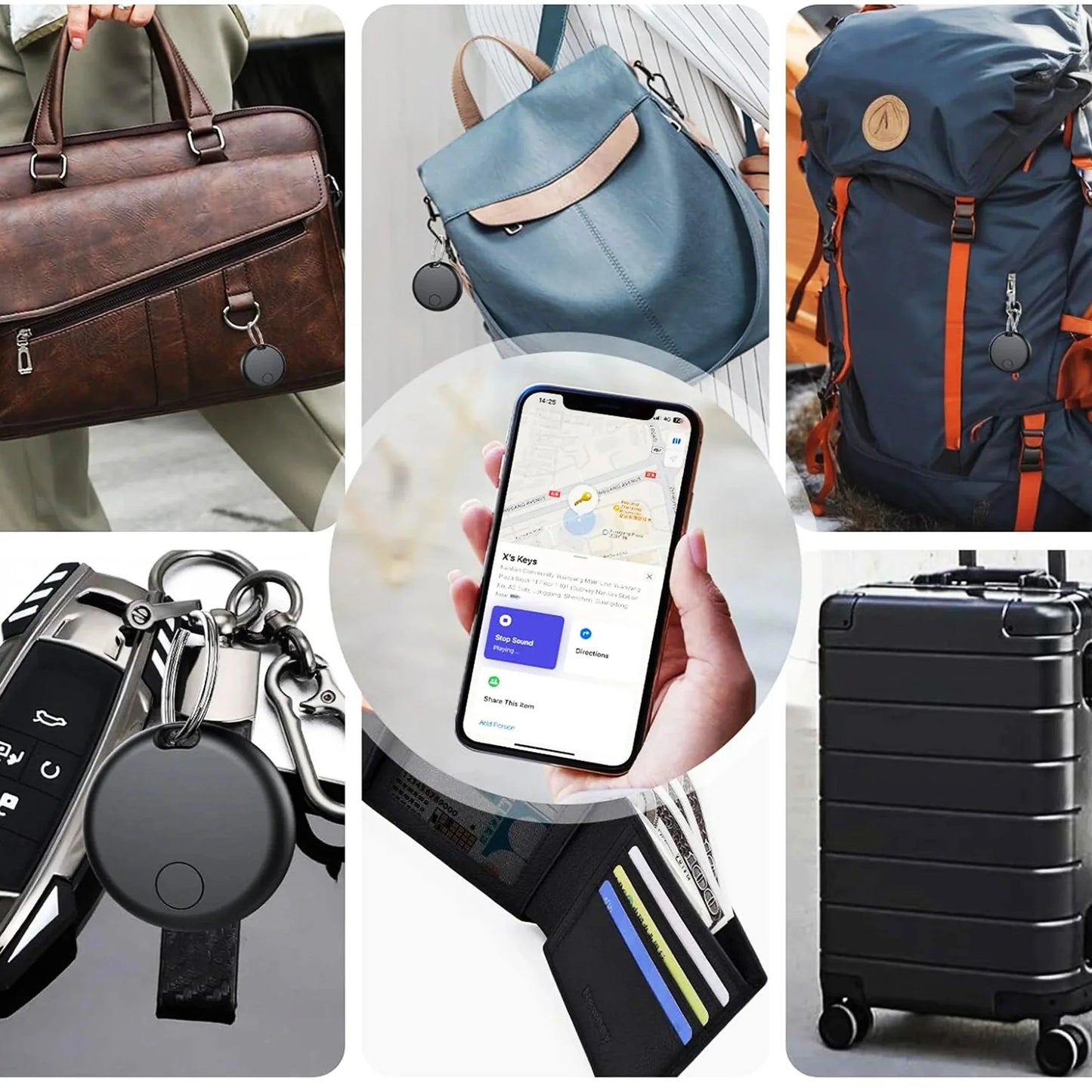 Avelena | Bluetooth GPS Tracker Key Finder Device