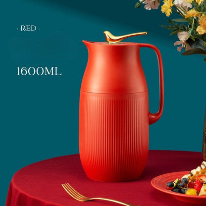 Avelena | ThermoMax | Große Minimalistische Isolierte Edelstahlflasche – Doppelwandige Thermoskanne