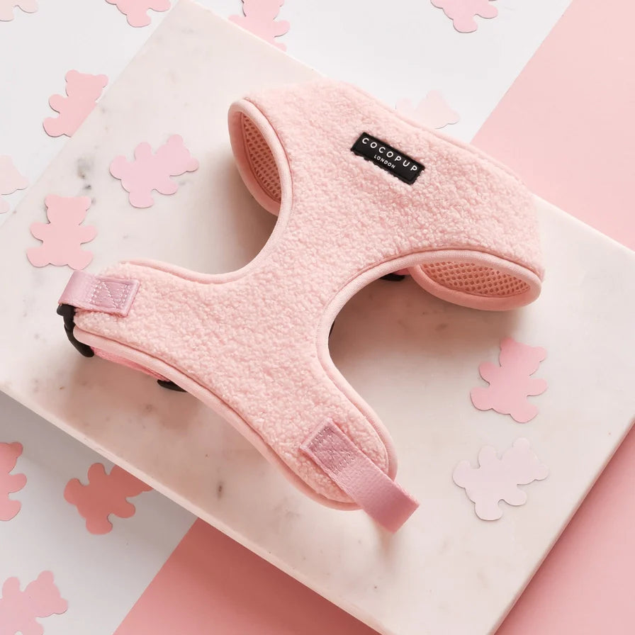 Avelena | Rosa Teddybär Hundegeschirr mit Guter Passform