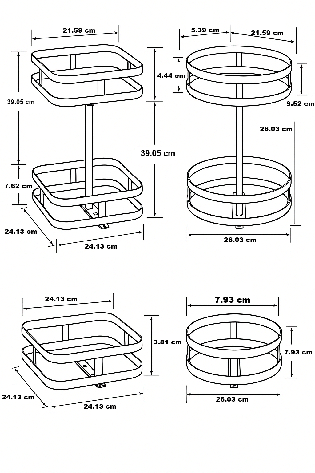Avelena | Drehbares Lagerregal - TwistRack 360°