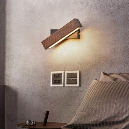 Avelena | Drehbare Holz-LED-Wandleuchte - Jasper