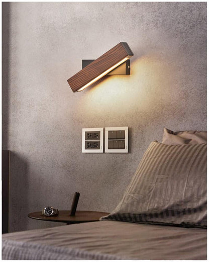 Avelena | Drehbare Holz-LED-Wandleuchte - Jasper